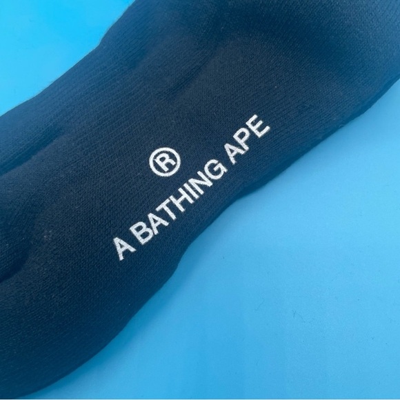 A Bathing Ape Black Casual Socks - Picture 4 of 4